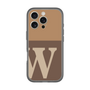 スリムプロテクションプレミアムケース［ オリジナル - initial two tone - W brown ］