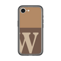 スリムプロテクションプレミアムケース［ オリジナル - initial two tone - W brown ］
