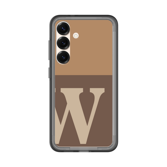 スリムプロテクションプレミアムケース［ オリジナル - initial two tone - W brown ］