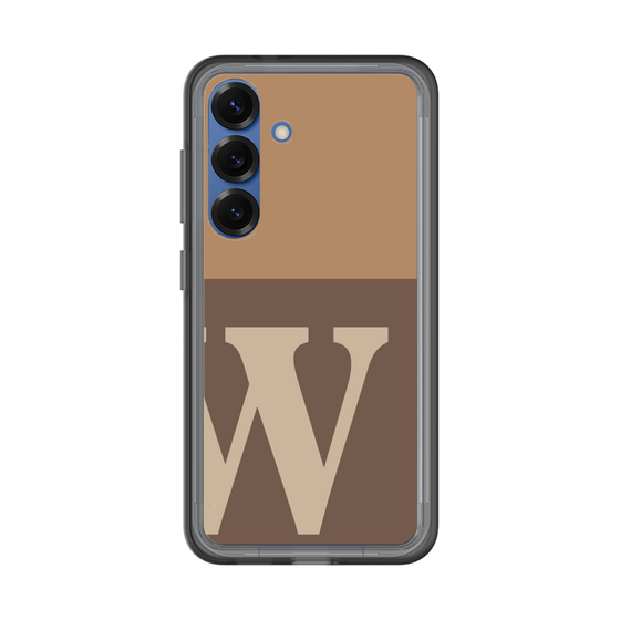 スリムプロテクションプレミアムケース［ オリジナル - initial two tone - W brown ］