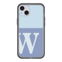 スリムプロテクションプレミアムケース［ オリジナル - initial two tone - W blue ］