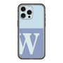 スリムプロテクションプレミアムケース［ オリジナル - initial two tone - W blue ］
