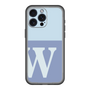 スリムプロテクションプレミアムケース［ オリジナル - initial two tone - W blue ］