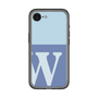 スリムプロテクションプレミアムケース［ オリジナル - initial two tone - W blue ］