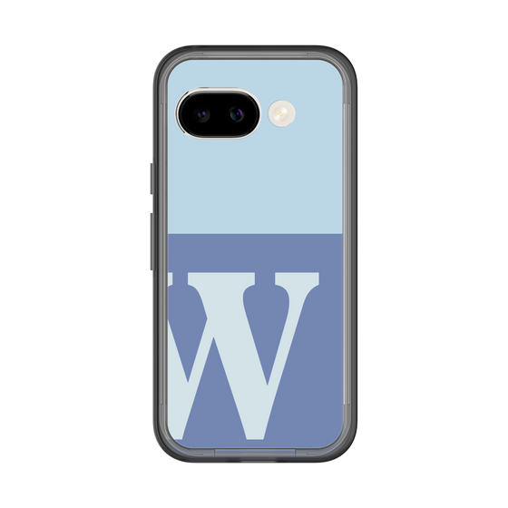 スリムプロテクションプレミアムケース［ オリジナル - initial two tone - W blue ］