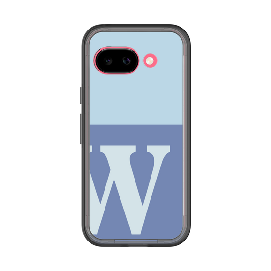 スリムプロテクションプレミアムケース［ オリジナル - initial two tone - W blue ］