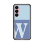 スリムプロテクションプレミアムケース［ オリジナル - initial two tone - W blue ］