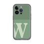 スリムプロテクションプレミアムケース［ オリジナル - initial two tone - W green ］