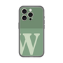 スリムプロテクションプレミアムケース［ オリジナル - initial two tone - W green ］