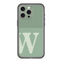 スリムプロテクションプレミアムケース［ オリジナル - initial two tone - W green ］