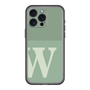 スリムプロテクションプレミアムケース［ オリジナル - initial two tone - W green ］