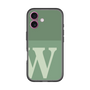 スリムプロテクションプレミアムケース［ オリジナル - initial two tone - W green ］