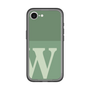 スリムプロテクションプレミアムケース［ オリジナル - initial two tone - W green ］