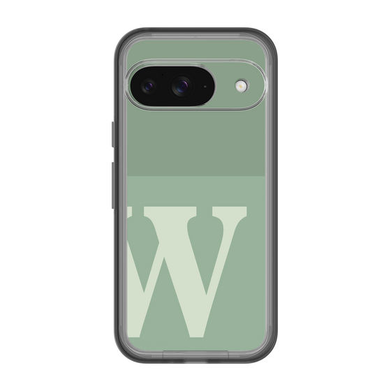 スリムプロテクションプレミアムケース［ オリジナル - initial two tone - W green ］