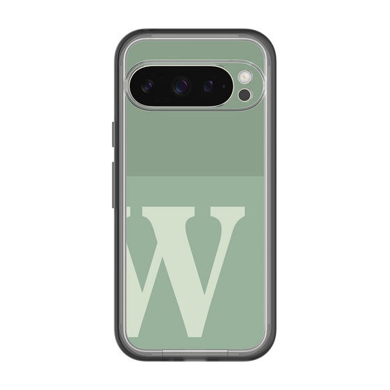 スリムプロテクションプレミアムケース［ オリジナル - initial two tone - W green ］