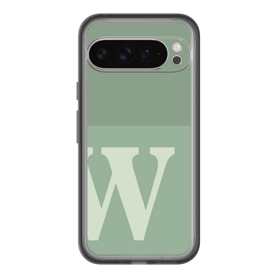 スリムプロテクションプレミアムケース［ オリジナル - initial two tone - W green ］