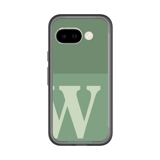 スリムプロテクションプレミアムケース［ オリジナル - initial two tone - W green ］