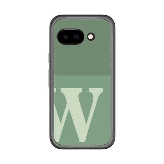 スリムプロテクションプレミアムケース［ オリジナル - initial two tone - W green ］