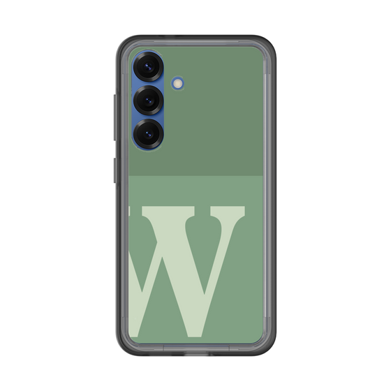 スリムプロテクションプレミアムケース［ オリジナル - initial two tone - W green ］