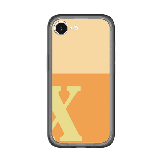 スリムプロテクションプレミアムケース［ オリジナル - initial two tone - X orange ］