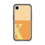 スリムプロテクションプレミアムケース［ オリジナル - initial two tone - X orange ］