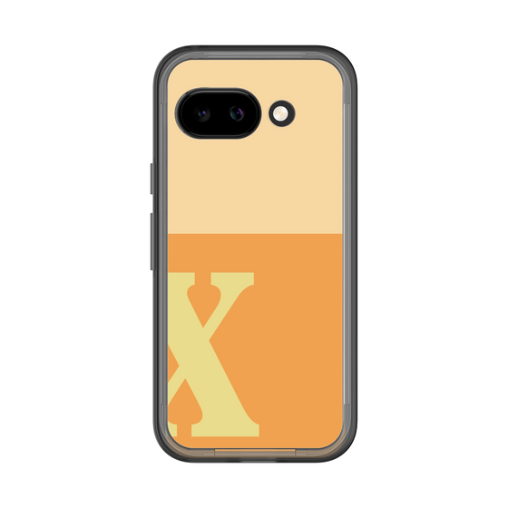 スリムプロテクションプレミアムケース［ オリジナル - initial two tone - X orange ］