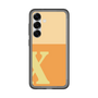 スリムプロテクションプレミアムケース［ オリジナル - initial two tone - X orange ］