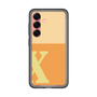 スリムプロテクションプレミアムケース［ オリジナル - initial two tone - X orange ］