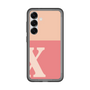 スリムプロテクションプレミアムケース［ オリジナル - initial two tone - X pink ］