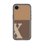 スリムプロテクションプレミアムケース［ オリジナル - initial two tone - X brown ］