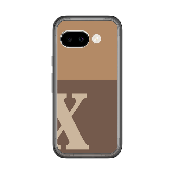 スリムプロテクションプレミアムケース［ オリジナル - initial two tone - X brown ］