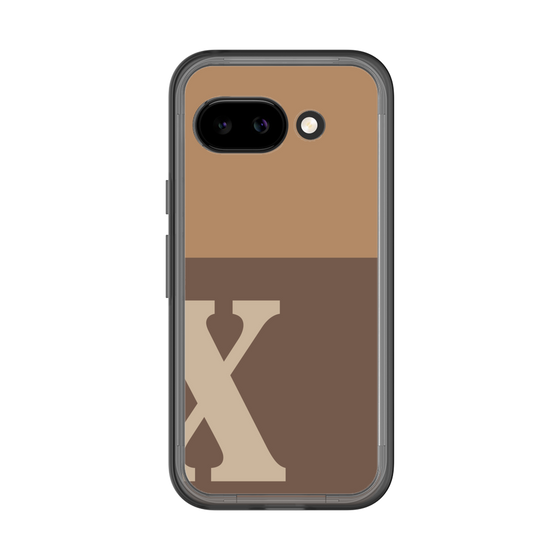 スリムプロテクションプレミアムケース［ オリジナル - initial two tone - X brown ］