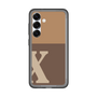 スリムプロテクションプレミアムケース［ オリジナル - initial two tone - X brown ］