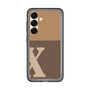 スリムプロテクションプレミアムケース［ オリジナル - initial two tone - X brown ］