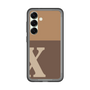 スリムプロテクションプレミアムケース［ オリジナル - initial two tone - X brown ］