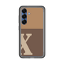 スリムプロテクションプレミアムケース［ オリジナル - initial two tone - X brown ］