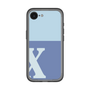 スリムプロテクションプレミアムケース［ オリジナル - initial two tone - X blue ］
