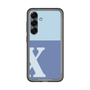 スリムプロテクションプレミアムケース［ オリジナル - initial two tone - X blue ］