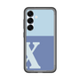スリムプロテクションプレミアムケース［ オリジナル - initial two tone - X blue ］