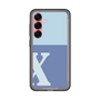 スリムプロテクションプレミアムケース［ オリジナル - initial two tone - X blue ］