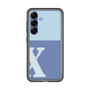スリムプロテクションプレミアムケース［ オリジナル - initial two tone - X blue ］