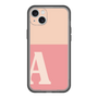 スリムプロテクションプレミアムケース［ オリジナル - initial two tone - A pink ］