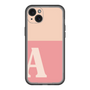スリムプロテクションプレミアムケース［ オリジナル - initial two tone - A pink ］