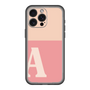 スリムプロテクションプレミアムケース［ オリジナル - initial two tone - A pink ］