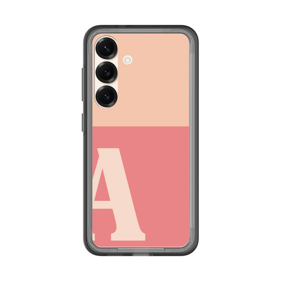 スリムプロテクションプレミアムケース［ オリジナル - initial two tone - A pink ］