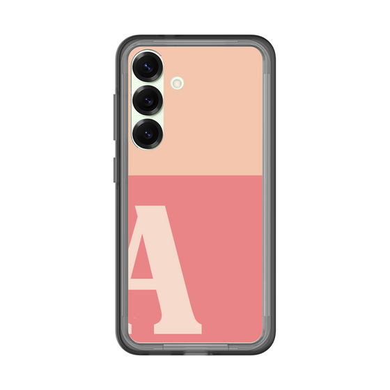 スリムプロテクションプレミアムケース［ オリジナル - initial two tone - A pink ］