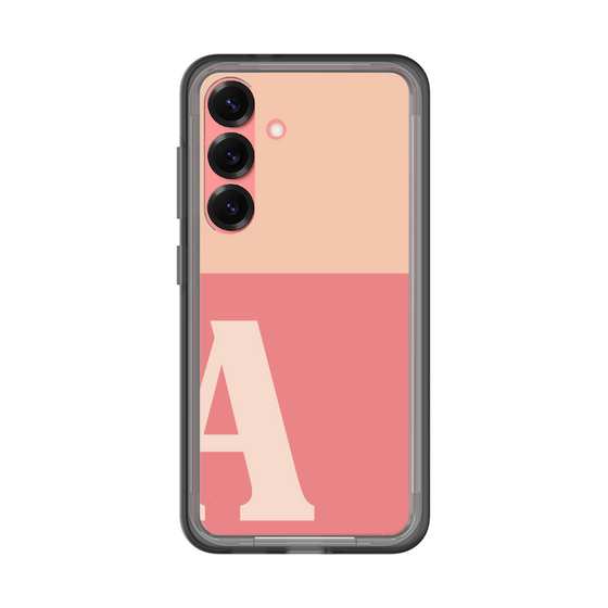 スリムプロテクションプレミアムケース［ オリジナル - initial two tone - A pink ］
