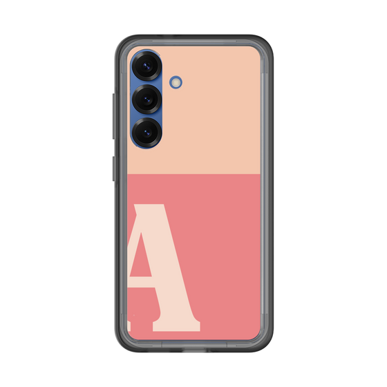 スリムプロテクションプレミアムケース［ オリジナル - initial two tone - A pink ］