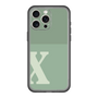 スリムプロテクションプレミアムケース［ オリジナル - initial two tone - X green ］