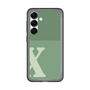 スリムプロテクションプレミアムケース［ オリジナル - initial two tone - X green ］